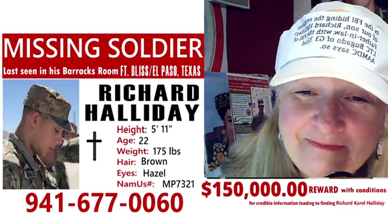 Day 930 Patricia Halliday talks FBI