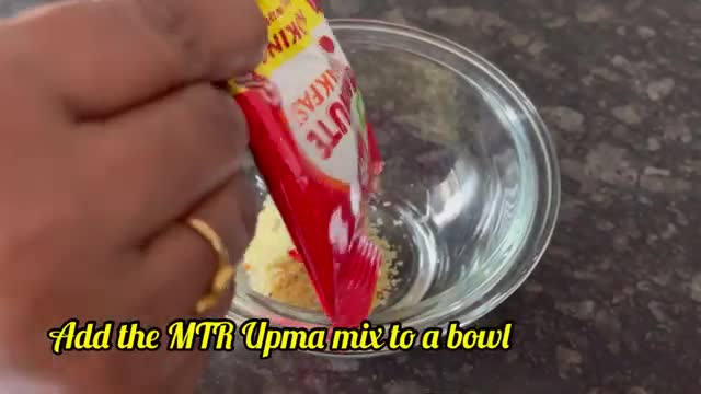 MTR 3 Min Breakfast Upma | MTR Upma Recipe | MTR Instant Upma MTR Veggie Upma Recipe | MTR Upma Mix