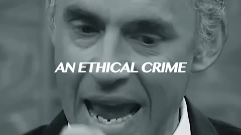 "It hurts you, it's a crime"Dr.Jordan Peterson cares about us