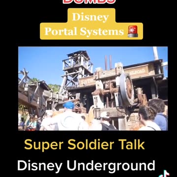 DISNEY UNDERGROUND TUNNELS with PORTALS 💥💥👀😳