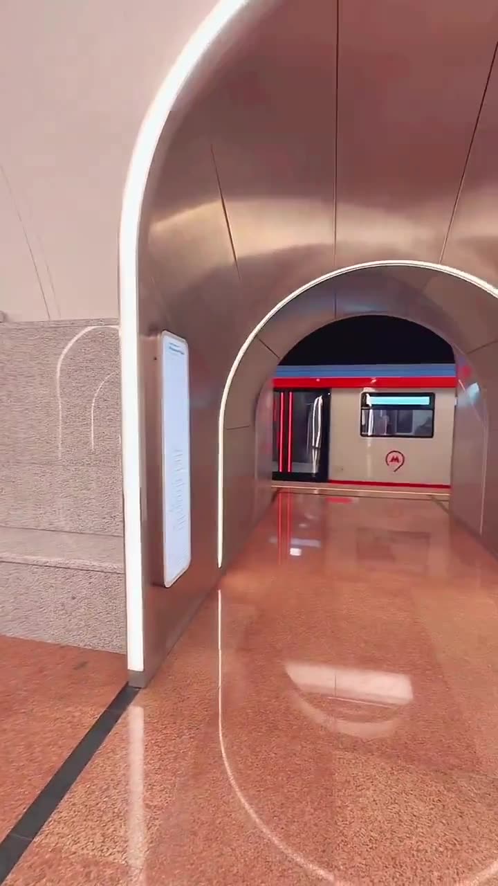 This is what it’s like to ride a train in Moscow. What do you notice?