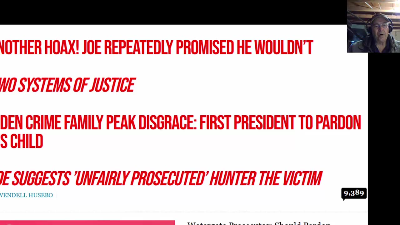 Biden Pardons Hunter - Disease with Shots - Jan 6th victims - Legal Battles -12-2-24