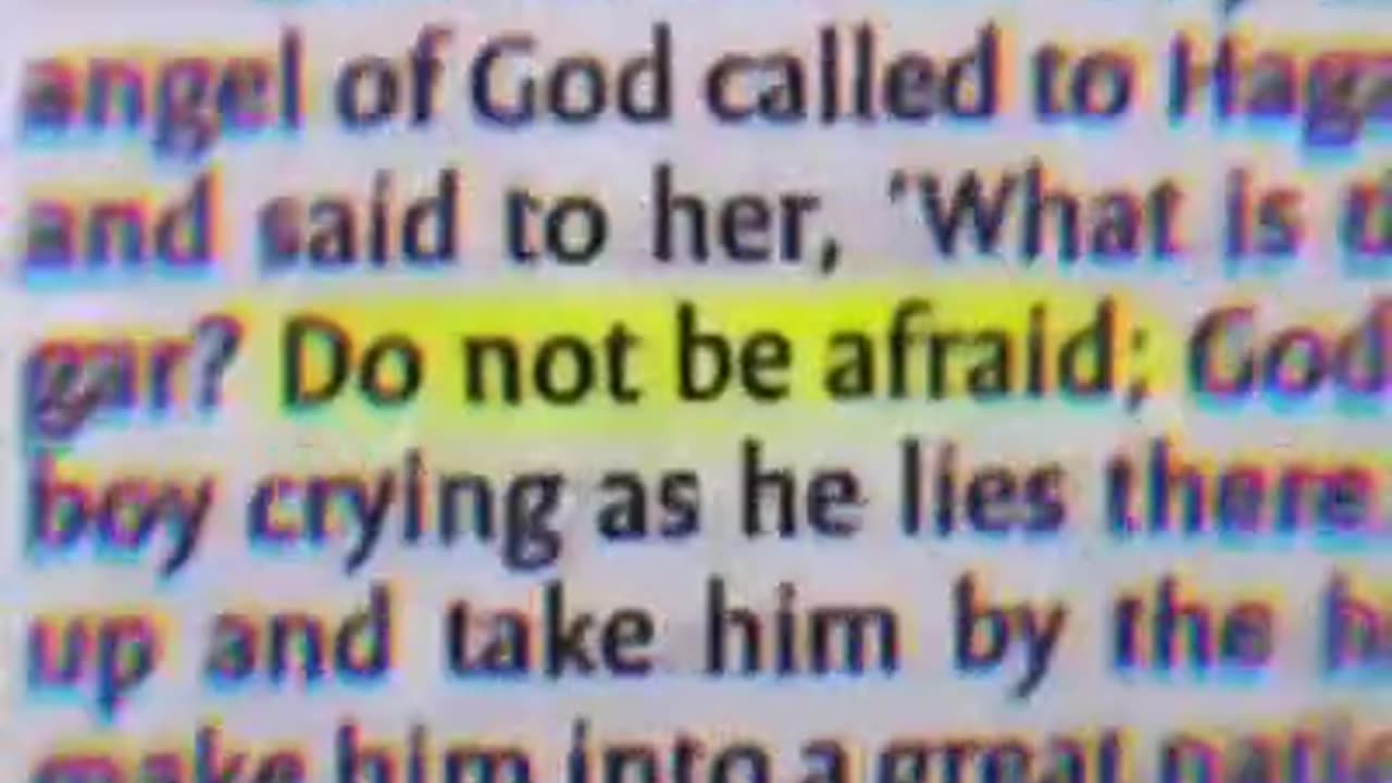Do not be afraid is repeated 365 times in the Bible.