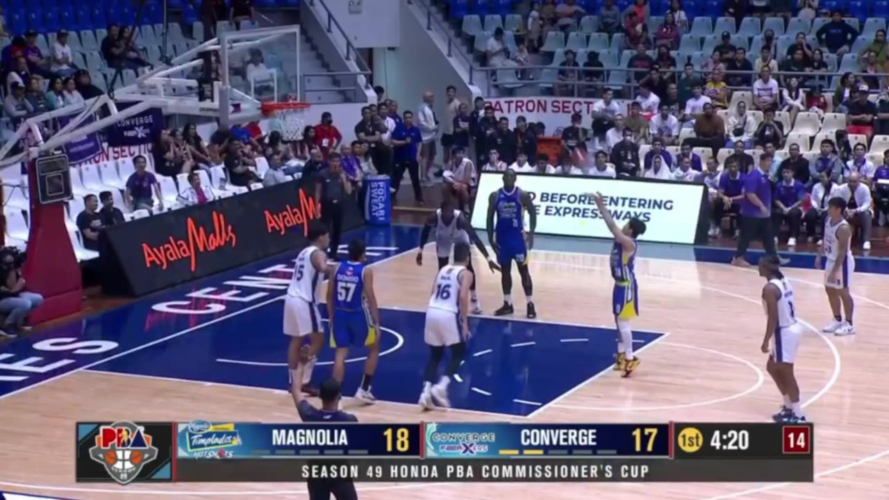 Magnolia Hotshots vs Converge FiberXers - 1st Quarter | PBA Commissioner's Cup