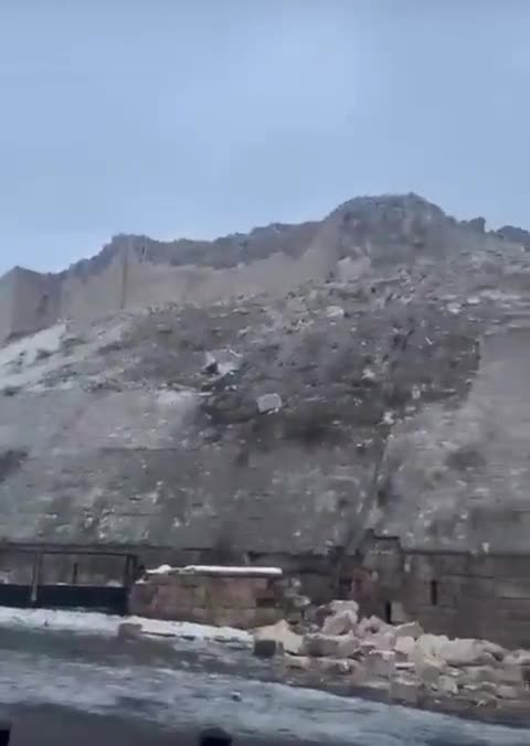 In Turkey, the earthquake severely damaged the historic Gaziantep fortress