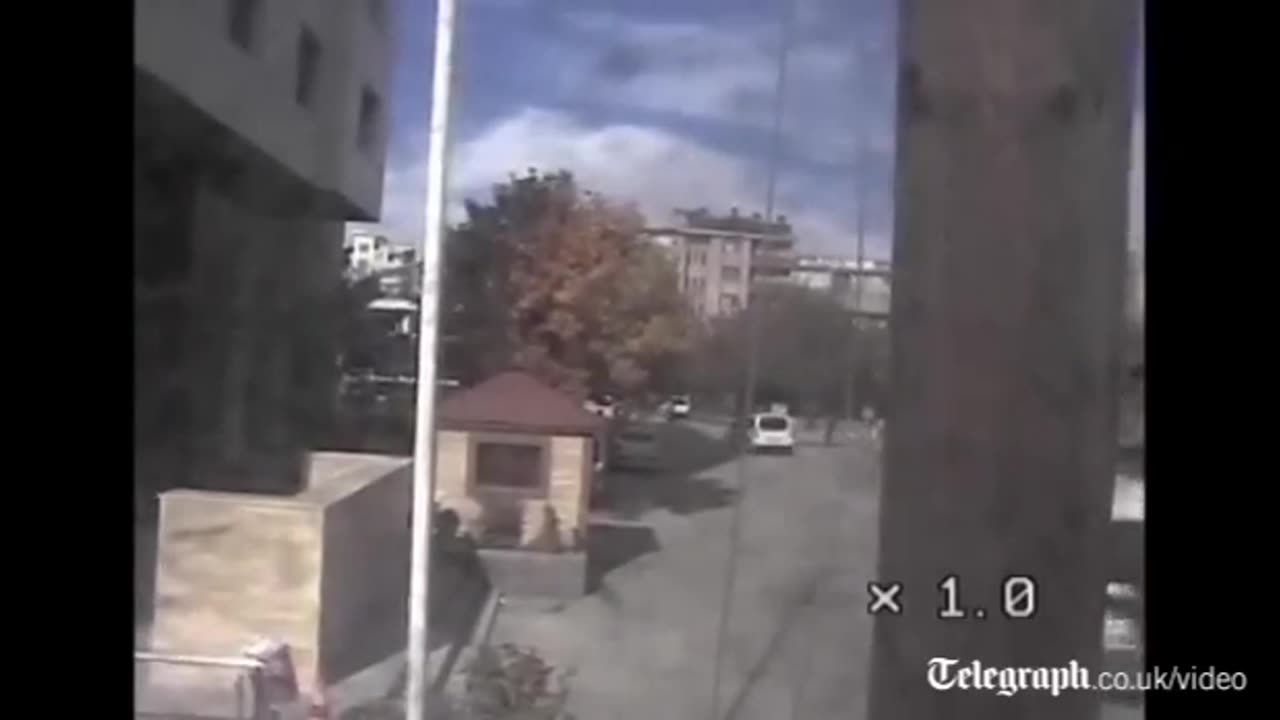 Moment of Turkey earthquake caught on security camera