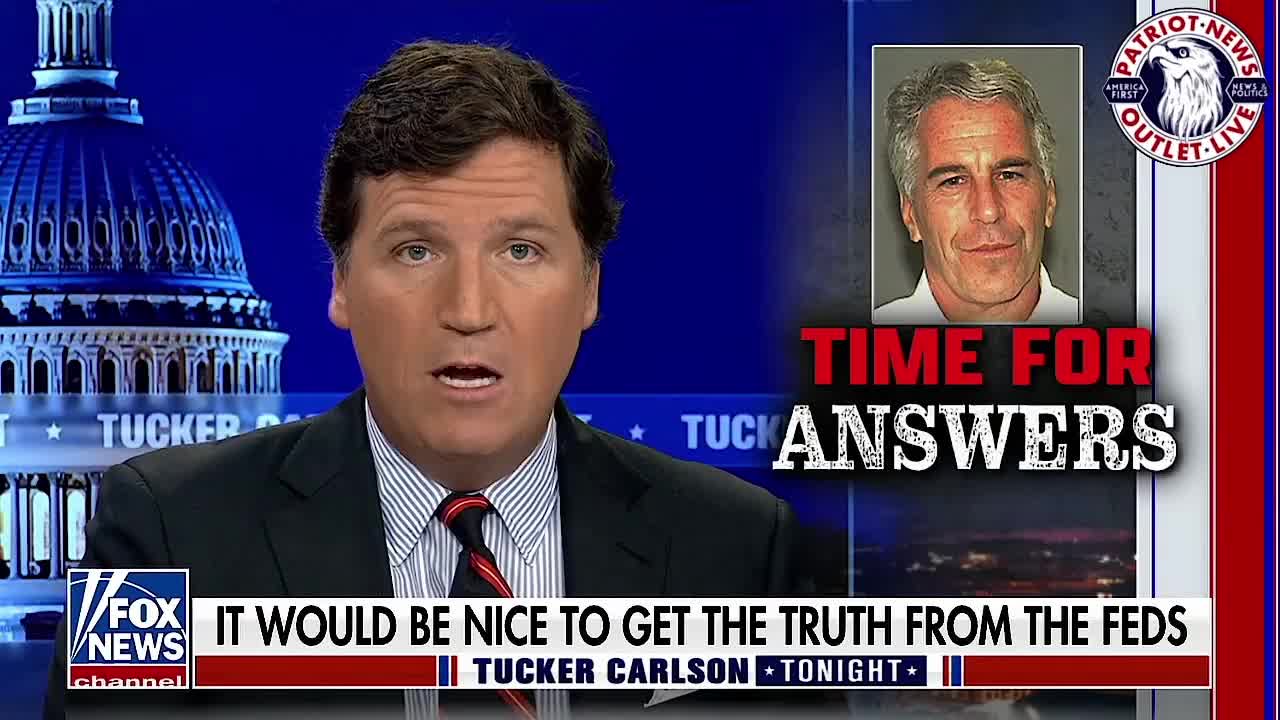 Tucker Carlson Blows Lid of Jeffery Epstein Murder and AG Barr's Lies.