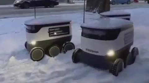 DELIVERY ROBOTS KEEP GETTING STUCK.