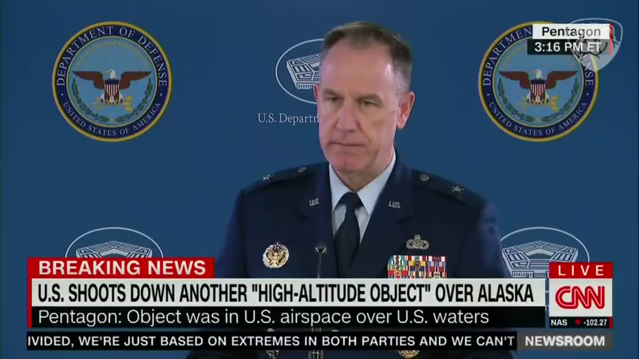 Pentagon Releases More Information on ‘High Altitude Object’ Shot Down Over Alaska