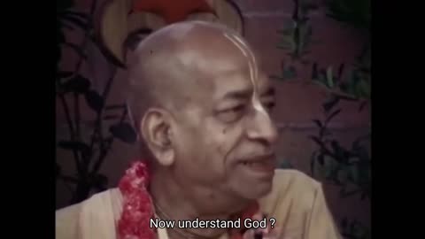 Prabhupada explaining God to scientists