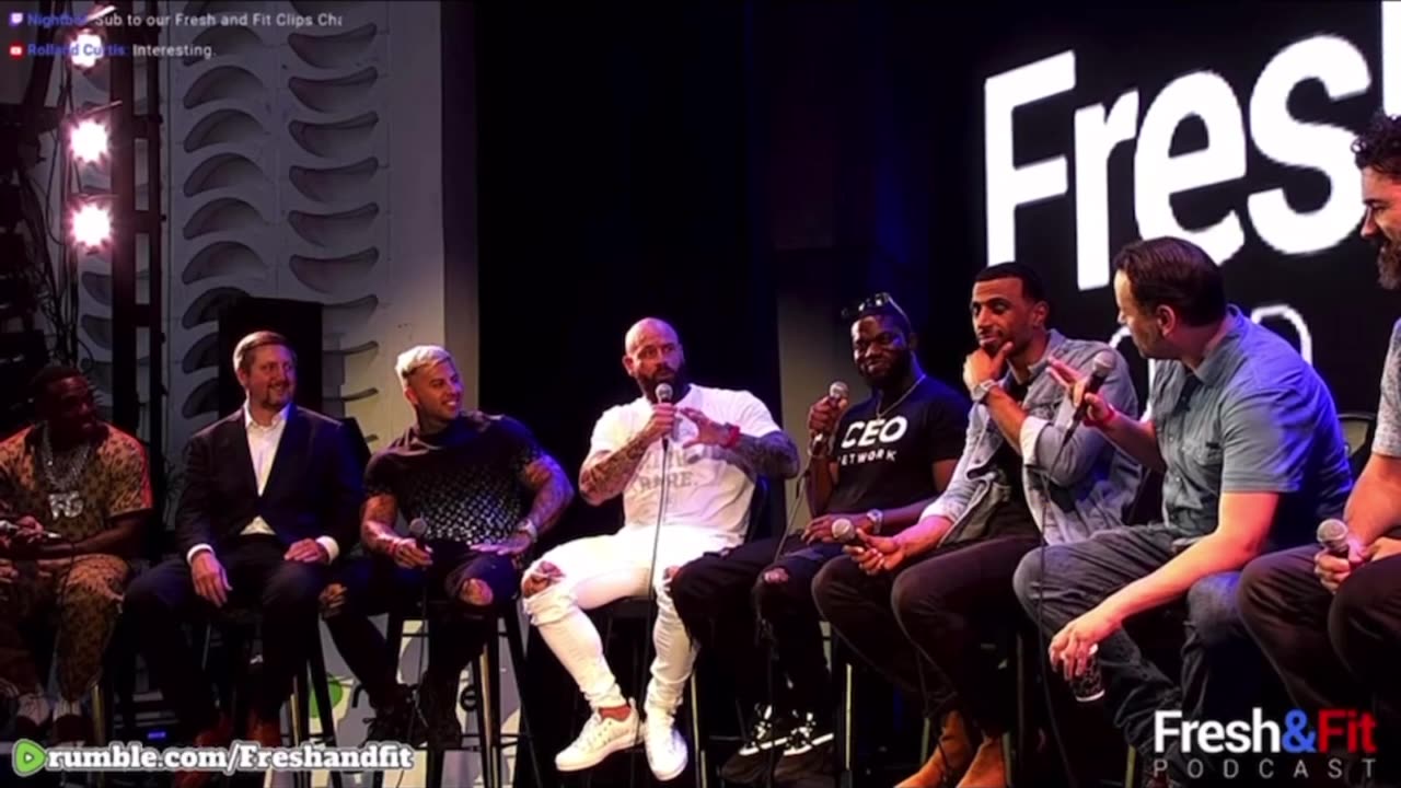Wes Watson vw Andrew Wilson debate on freshandfit! It gets heated!