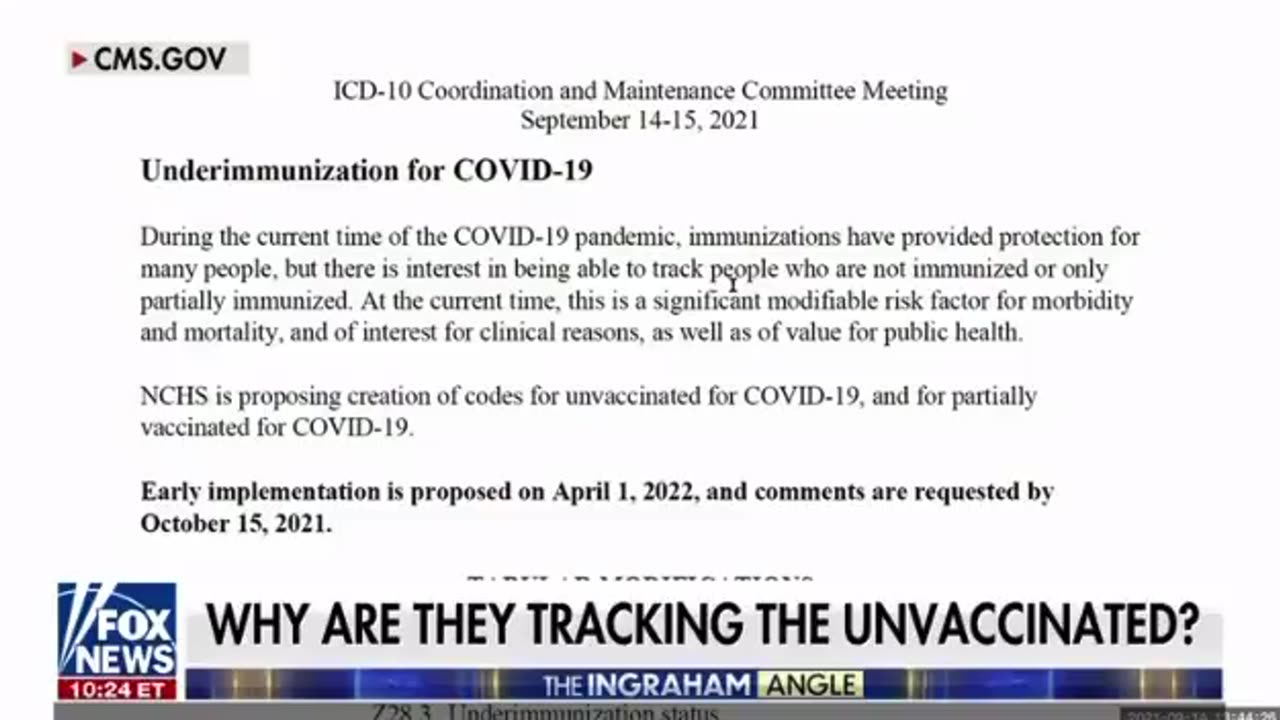 CDC Wanted to track the unvaccinated