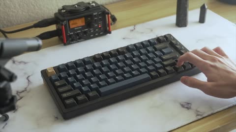 Hope75 with Stock Musetsu Tactiles Typing Sound Test (PC Plate)