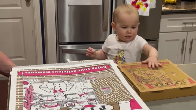 Little Girl Excited About Dinner