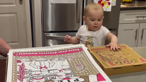 Little Girl Excited About Dinner