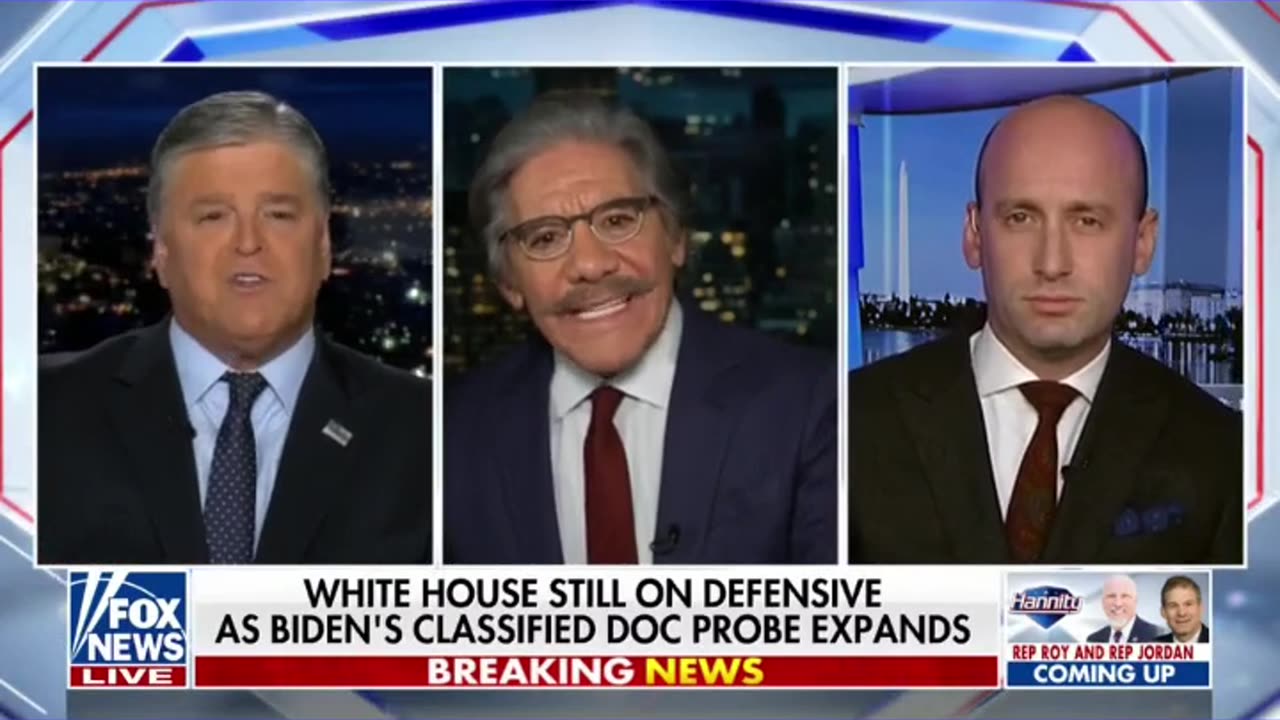 Hannity grills Geraldo Rivera over Biden classified docs
