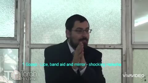 Gozez - Lice, band aid and mirror - shocking Halacha! Video #1 of 4 (Video #12 in the series)