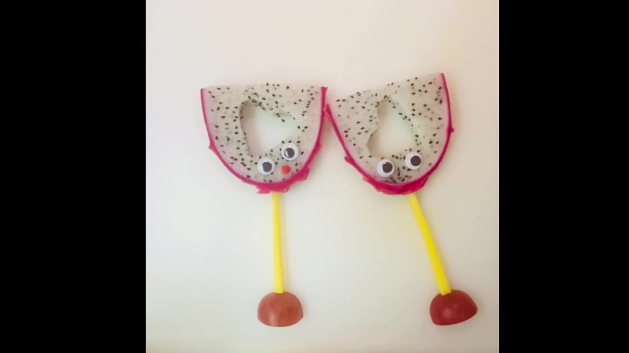 Super easy fruit Art/ make a simple decoration with dragon fruit