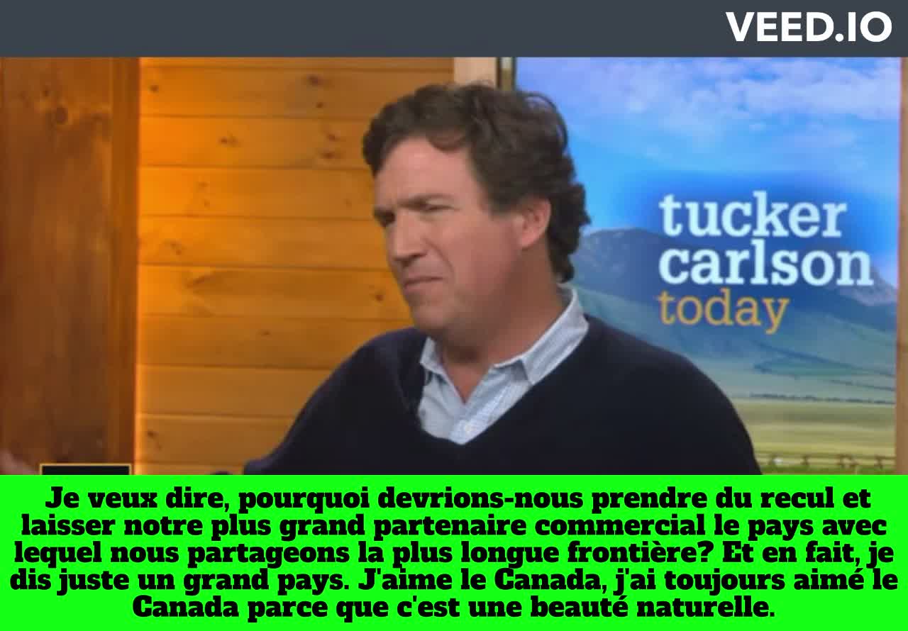 Tucker Carlson a appelé les États-Unis à envahir le Canada et renverser le Premier ministre Trudeau