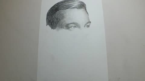 Leonardo DiCaprio Best Look Pencil Drawing