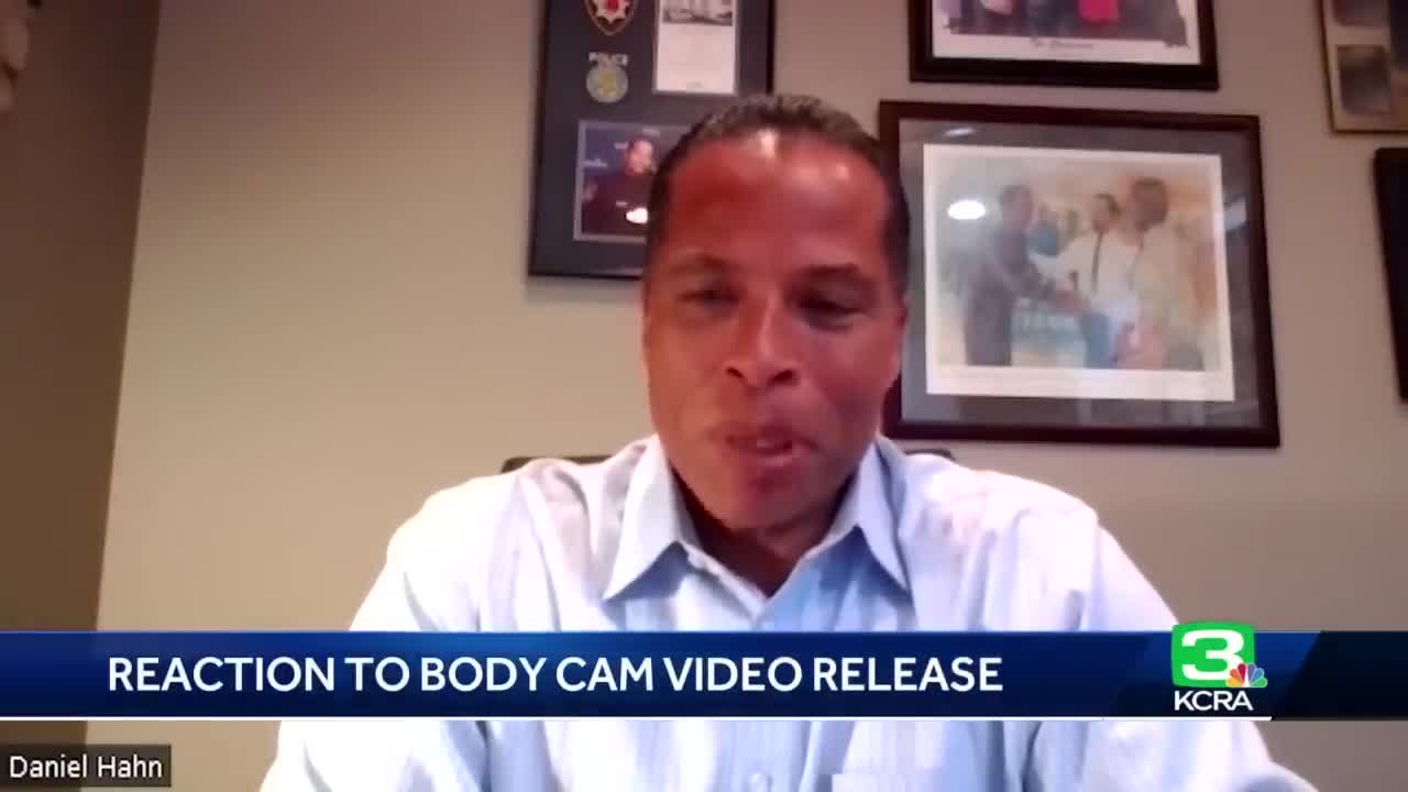 Former Sacramento Police Chief Daniel Hahn reacts to body camera release of Tyre Nichols arrest