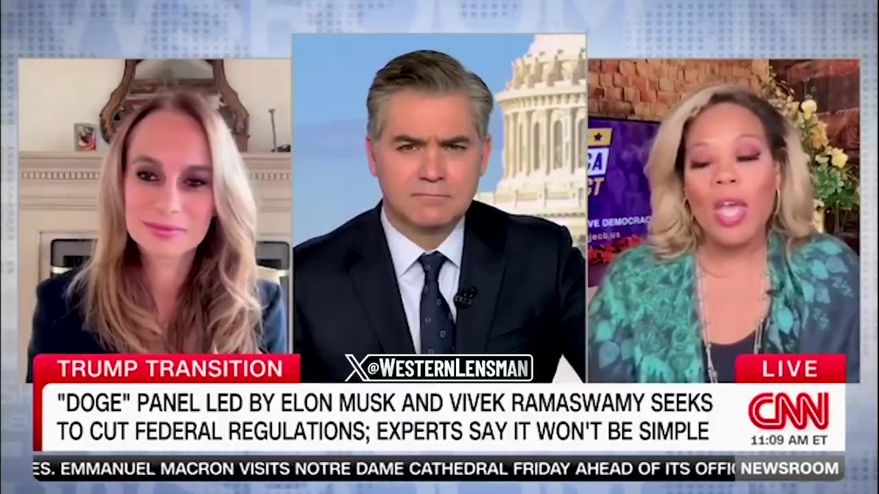 CNN gets triggered after Elon Musk enjoying Thanksgiving with President Trump at Mar a Lago.