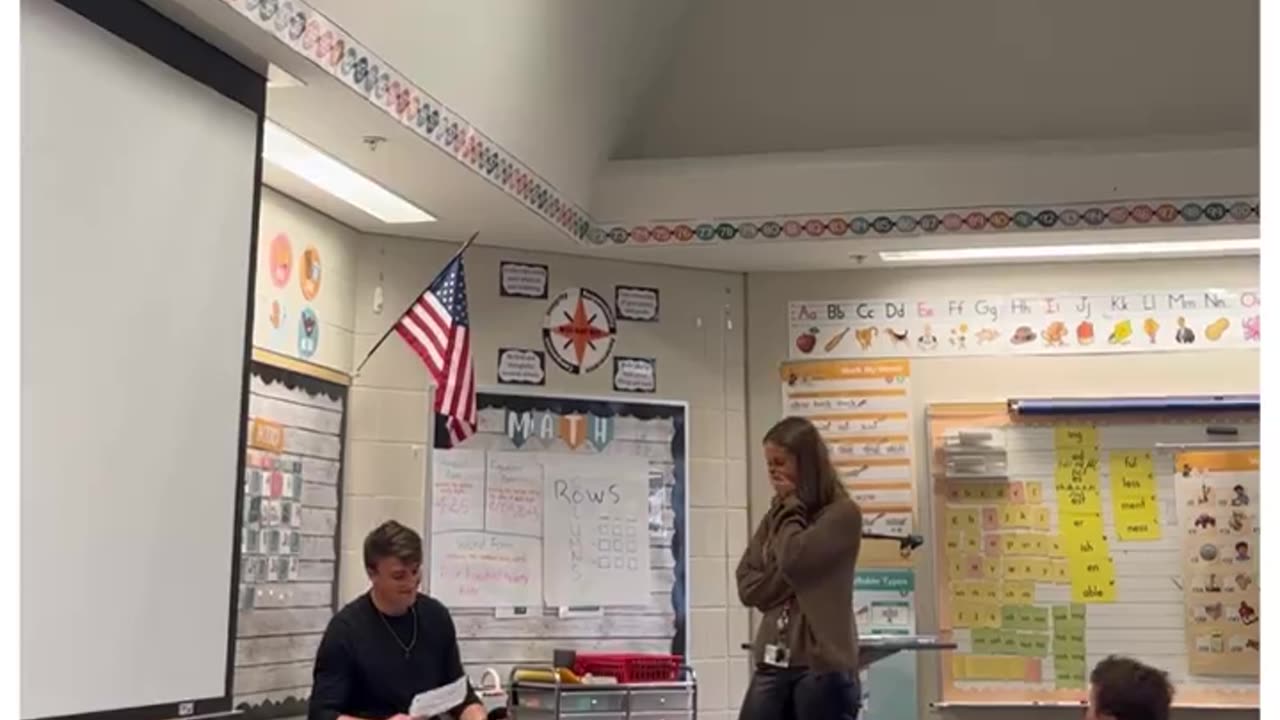 Teacher brings in her Boyfriend to read to students & she gets HUGE Surprise!!