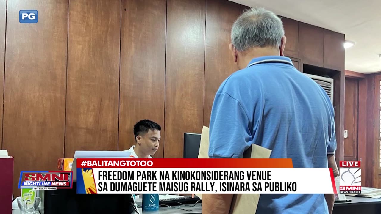 Freedom park na kinokonsiderang venue sa Dumaguete Maisug Rally, isinara sa publiko