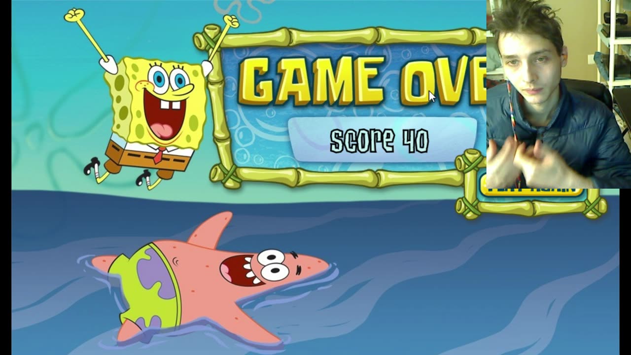 Failed Attempt #19 To Complete The SpongeBob SquarePants Belly Bounce Video Game