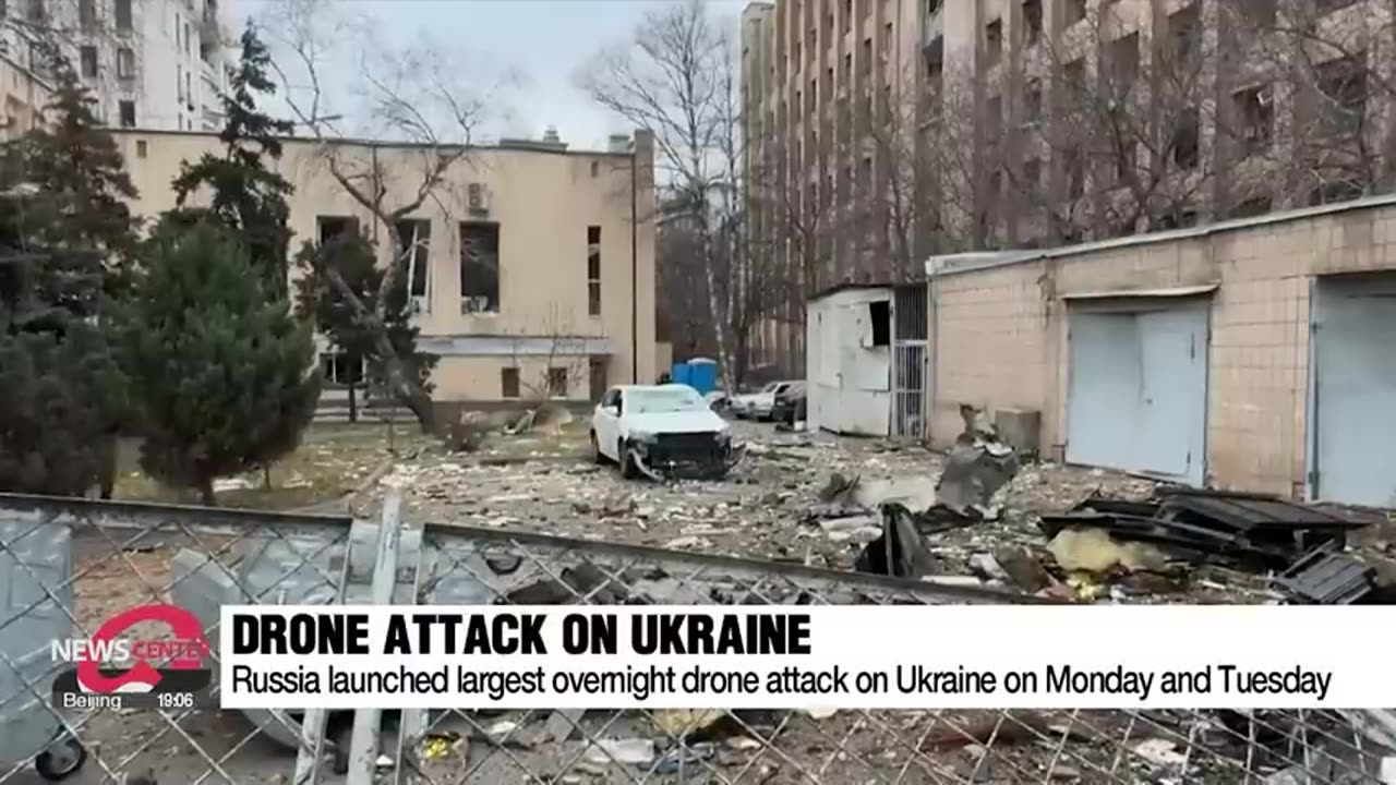 Power Cuts In Western Ukraine After Largest Russian Drone Attack