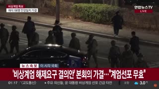 Troops enter South Korean parliament through smashed windows