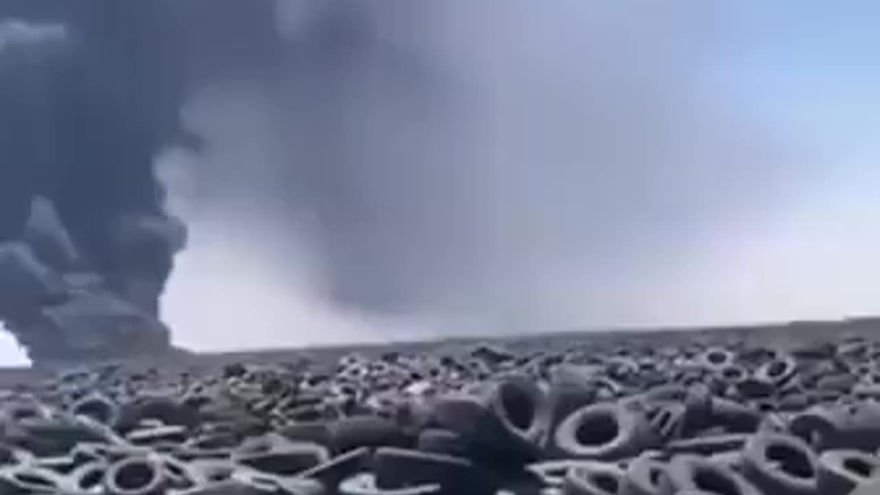 Tire Graveyard In Kuwait