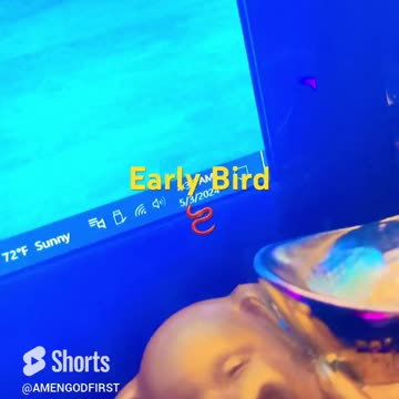 chosen ones always wake up earlier than most!