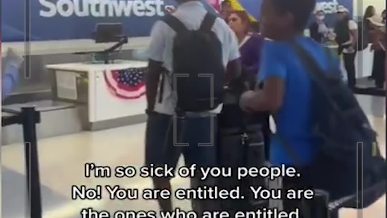Airport Karen goes CRAZY, can't handle being called entitled