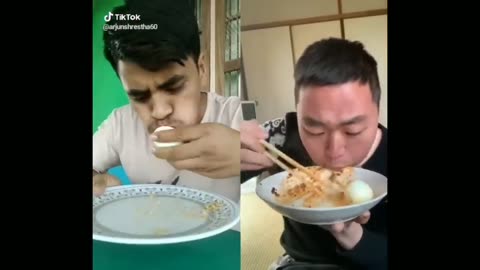 Funny Food Challange On TikTok _ Who will win INDIA Vs CHINA _ Be Me Stick _