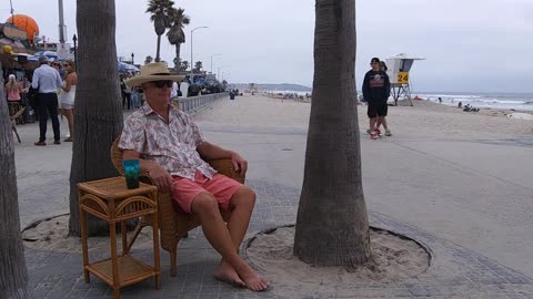 #147 Pacific Beach - Ocean Front Walk, California.
