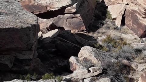 "Newspaper Rock" in the Petrified Nat'l Forrest in Arizona. WOW 650 images