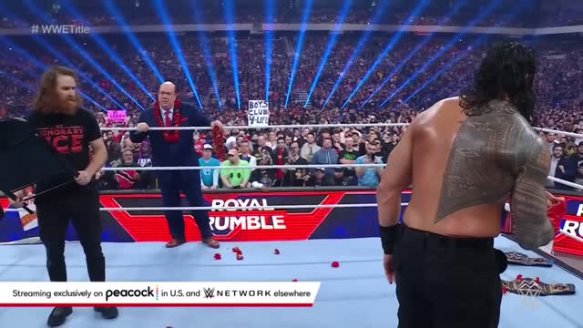 Sami Zayn smashes Roman Reigns with a steel chair: WWE Royal Rumble 2023 highlights