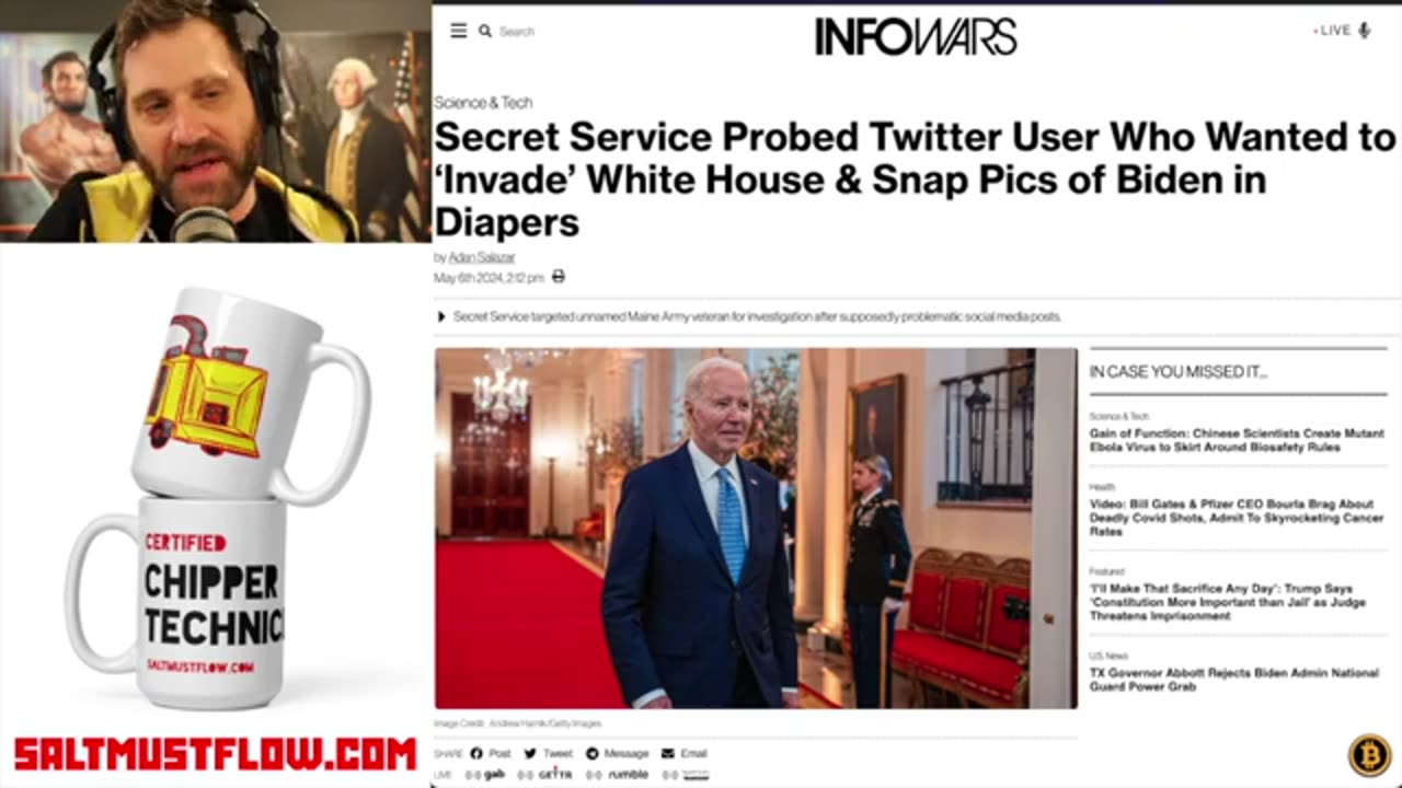 Biden Sends Secret Service To Harass People Saying He Poops Himself