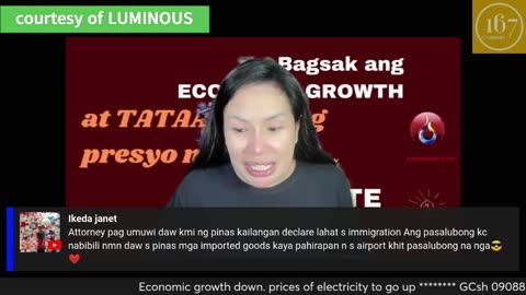 LUMINOUS LIVE 05/30/2024 Economic growth down, electricity costs up