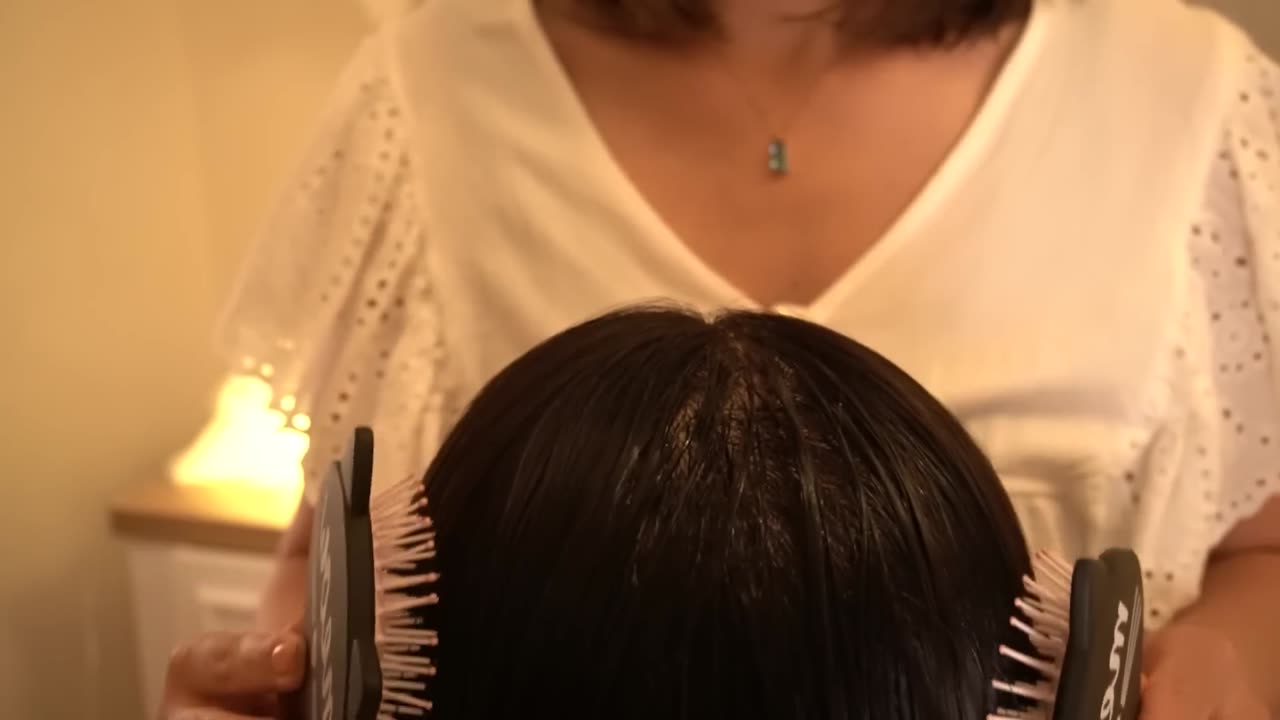 [ASMR] Scalp Care & Hair Brushing | intense relaxation 💆‍♀️🌿 | No Talking