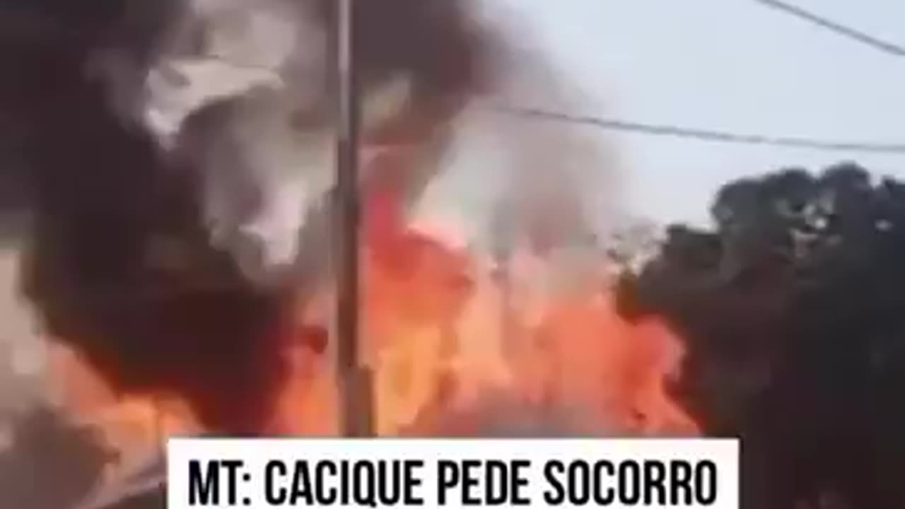 Indígenas pedem socorro após perderem casas em incêndios no Mato Grosso!