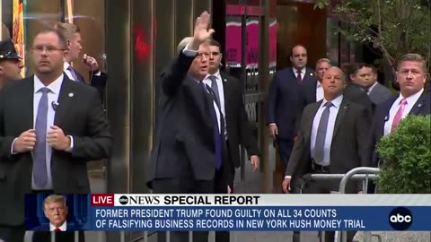 Donald Trump returns to Trump Tower after criminal conviction ABC News