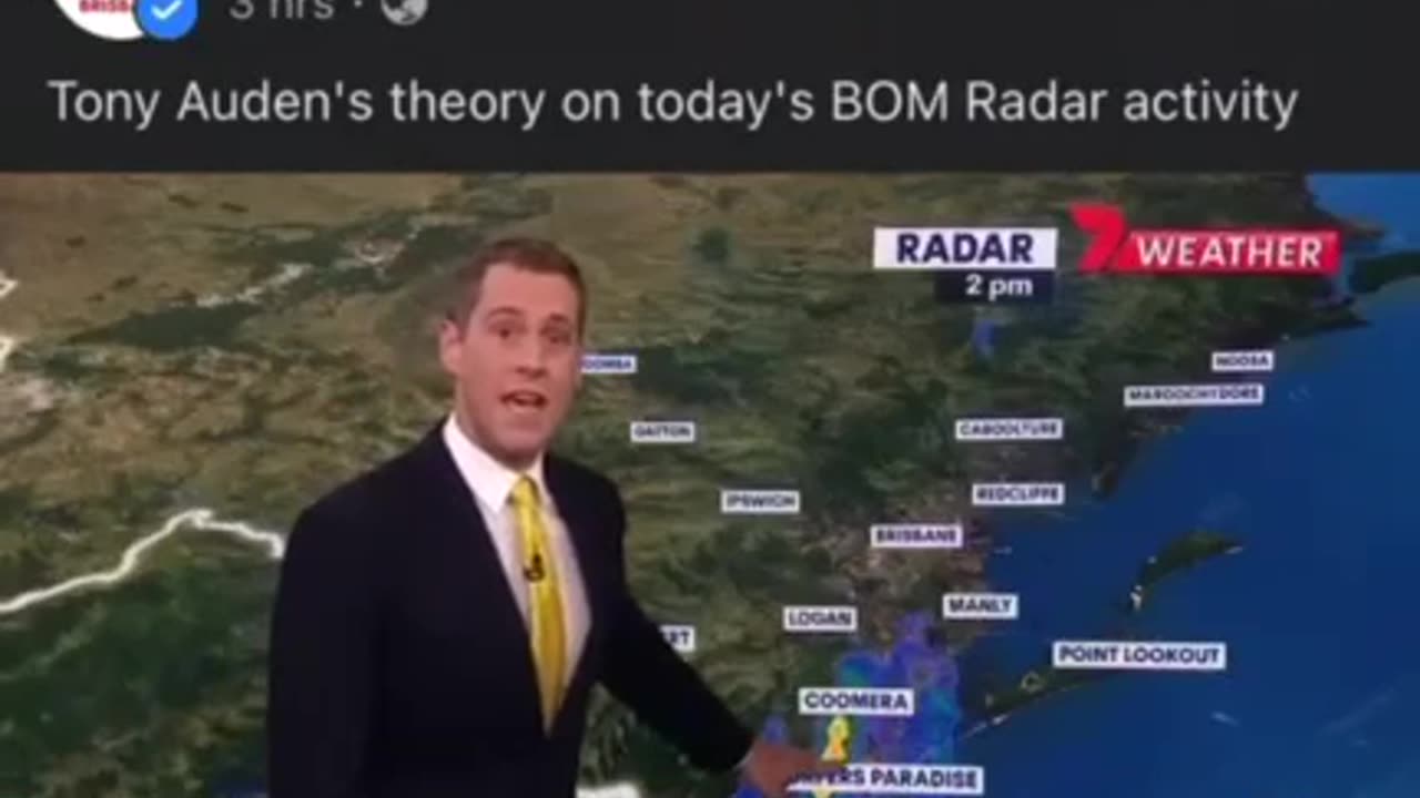 Australian Weather Man divulges - It's not rain... Planes weather modification