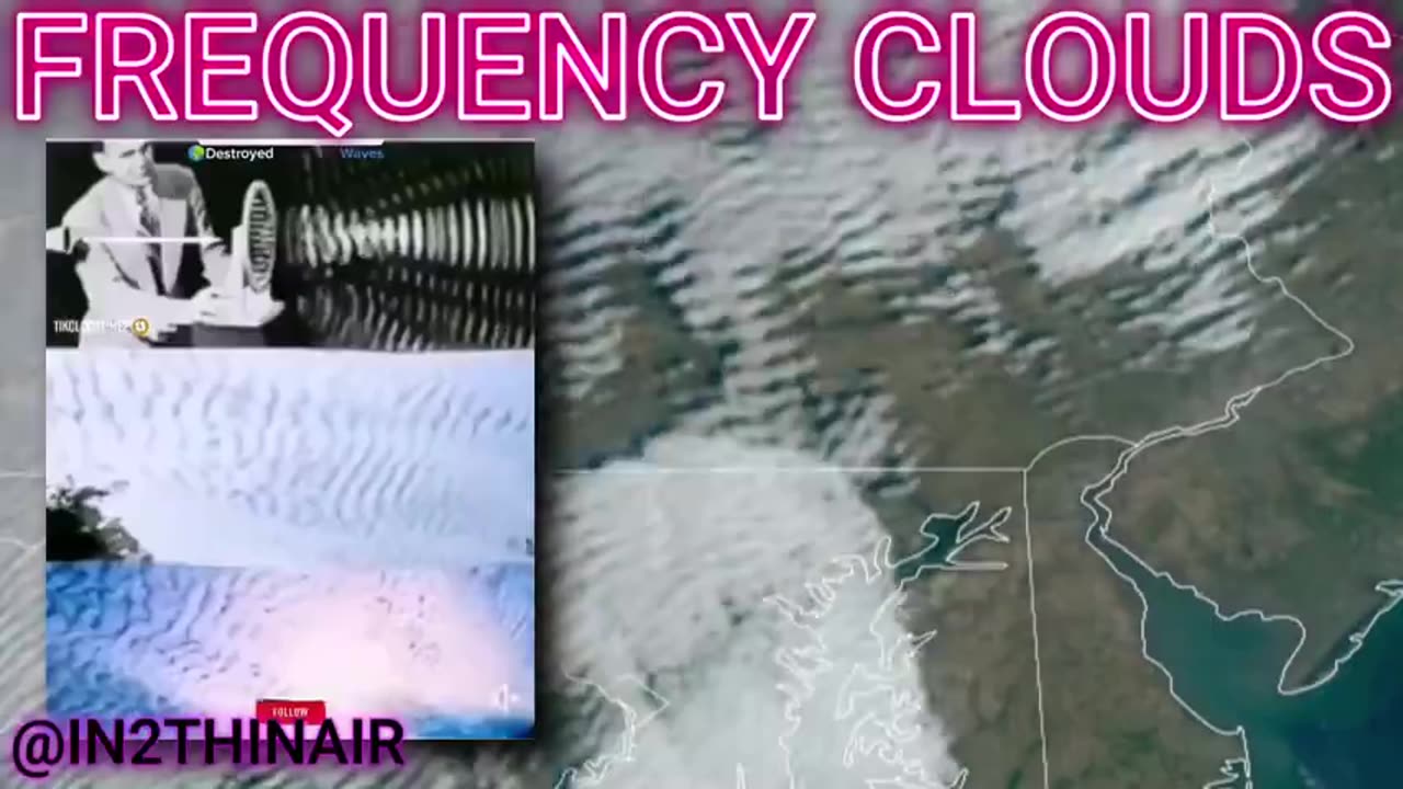 Frequency Clouds Over The Northeast