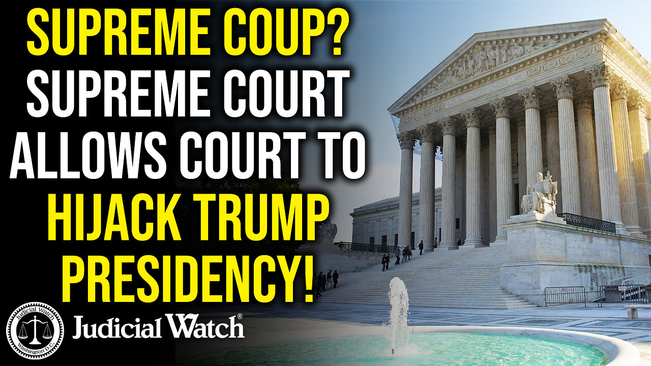 SUPREME COUP? Supreme Court Allows Court to HIJACK Trump Presidency!