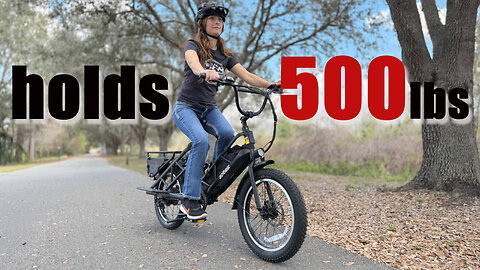 Actbest Cargo Long Range eBike | 500LBS WEIGHT CAPACITY