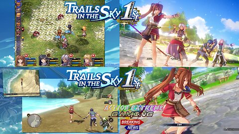 Legend of Heroes: Trails in the Sky 1st Chapter HD 3D Remake Gameplay Comparisions Official Trailer