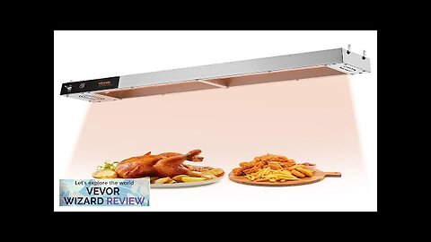 VEVOR French Fry Food Warmer 850W Commercial Strip Food Heating Lamp Electric Review