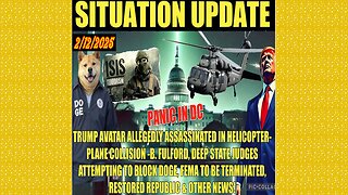 SITUATION UPDATE 2/12/25 - Trump Avatar, DS Federal Judges Blocking DOGE, FEMA Terminated